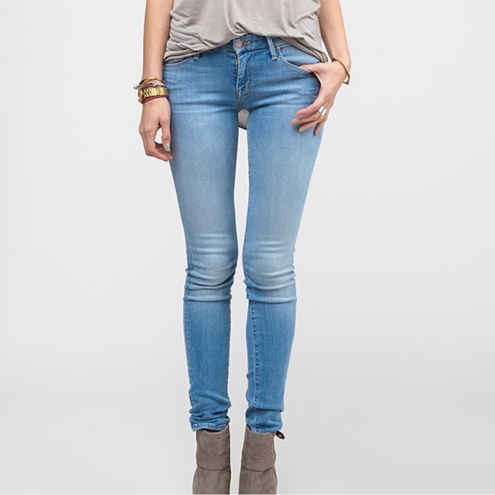 MOTHER jeans THE LOOKER // Light Kitty Wash 28